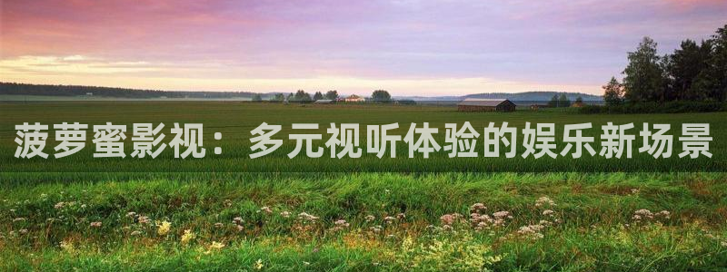 97影院在线观看理论：菠萝蜜影视：多元视听体验的娱乐新场景